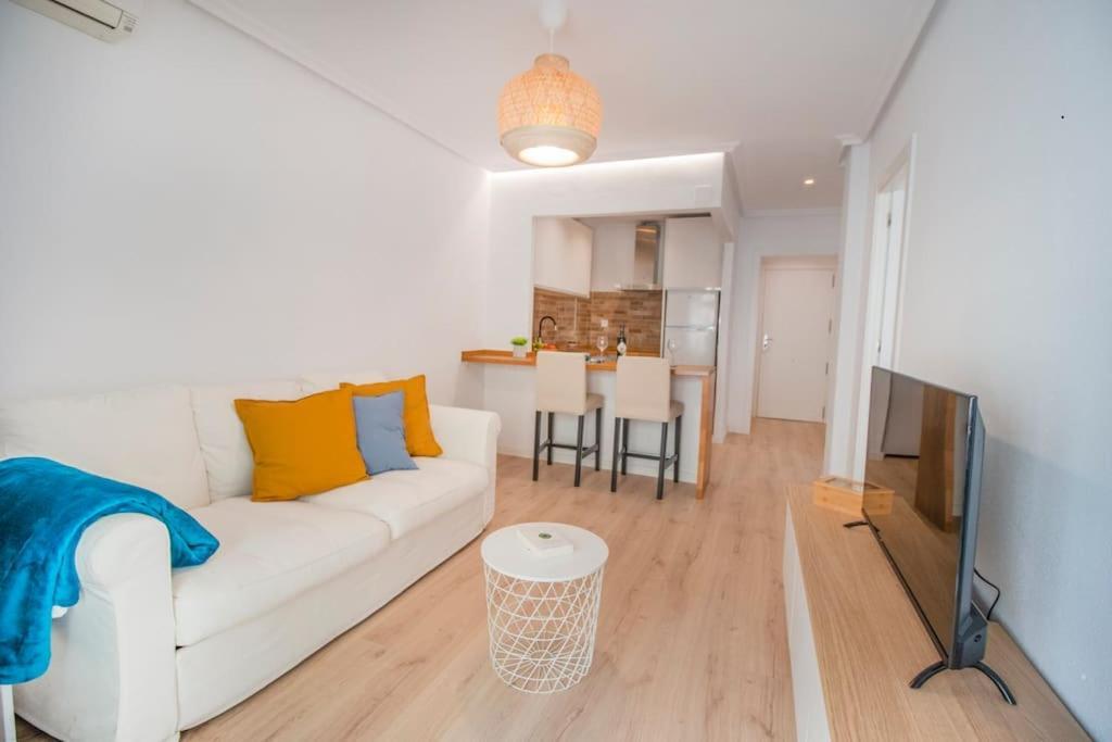 Feines Appartement Mit Hafenblick Santa Pola Kültér fotó